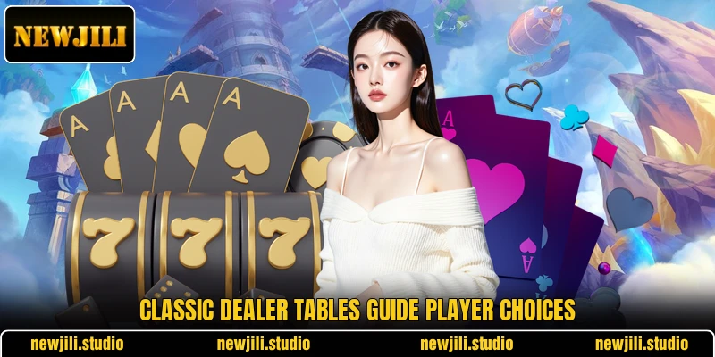 Classic dealer tables guide player choices Classic dealer tables guide player choices