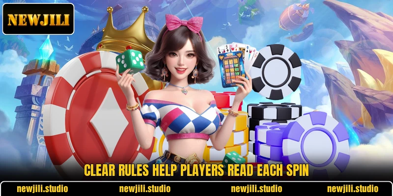 Clear rules help players read each spin Clear rules help players read each spin
