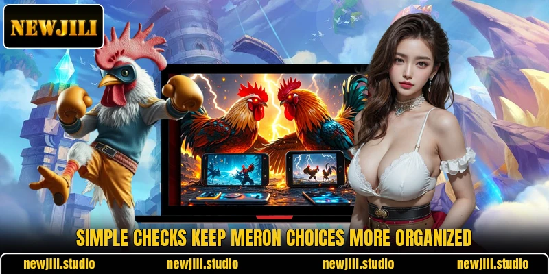 Simple checks keep Meron choices more organized Simple checks keep Meron choices more organized