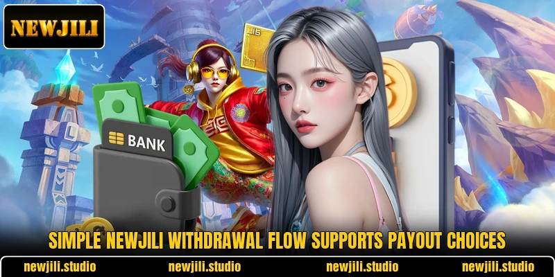 Simple NEWJILI withdrawal flow supports payout choices