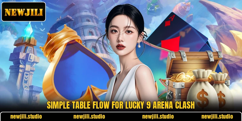 Simple table flow for Lucky 9 Arena Clash Simple table flow for Lucky 9 Arena Clash