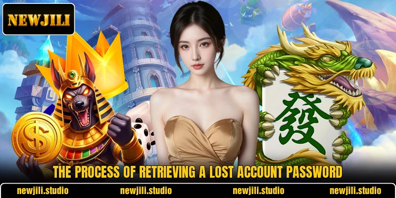 The process of retrieving a lost account password The process of retrieving a lost account password